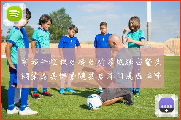 中超半程积分榜分析蓉城独占鳌头铜梁龙英博紧随其后津门虎面临降级危机